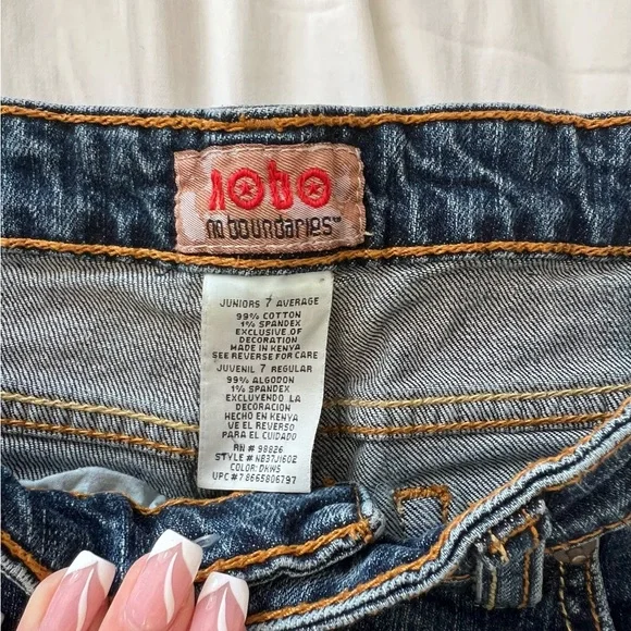 No Boundaries Blue Boot Cut Jeans - Picture 2 of 4